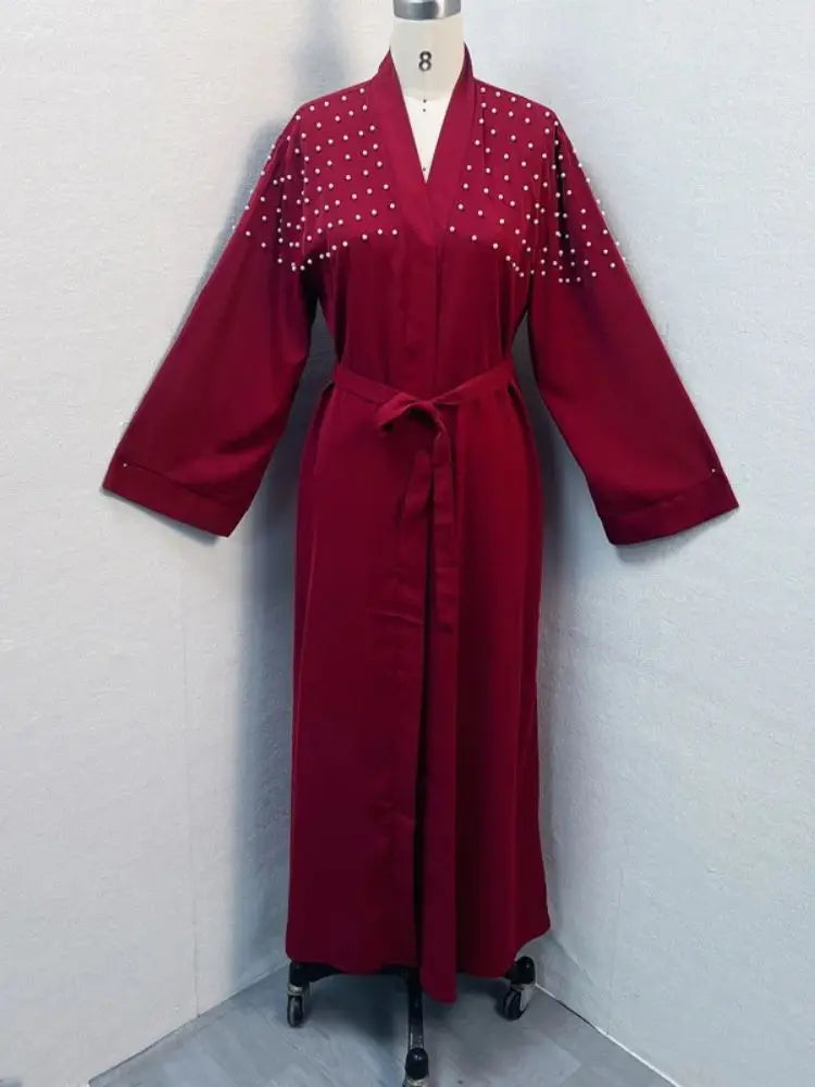 The Maison Kimono - Wine Red - S