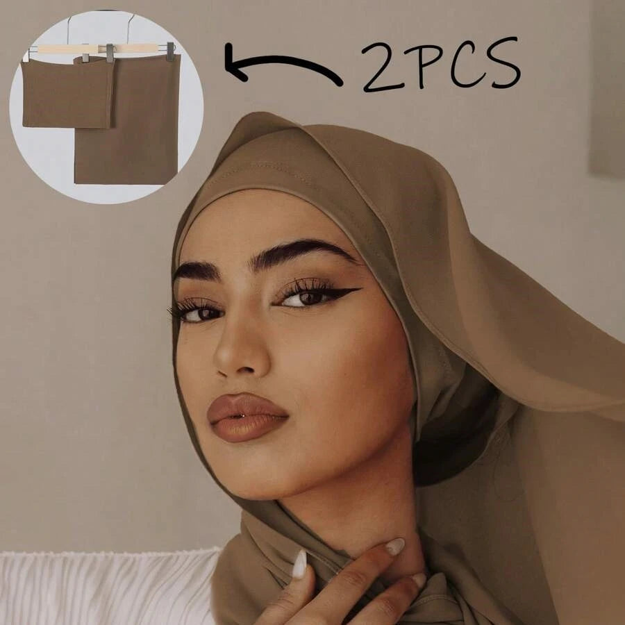 Chiffon Hijab &amp; Matching Undercap Set