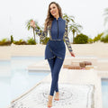 The Maison Voile - Navy Palm