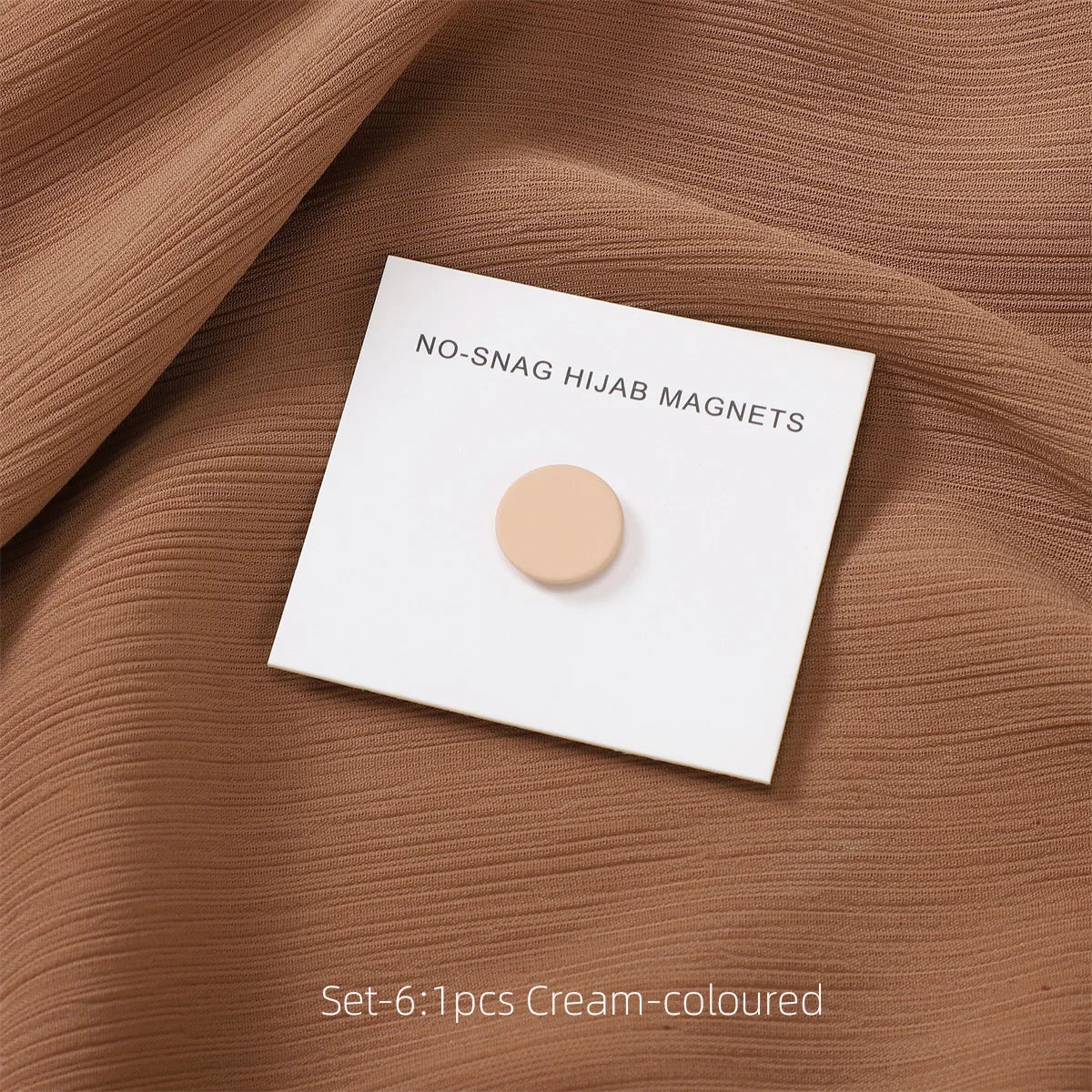Épingle magnetic hijab pin in Cream