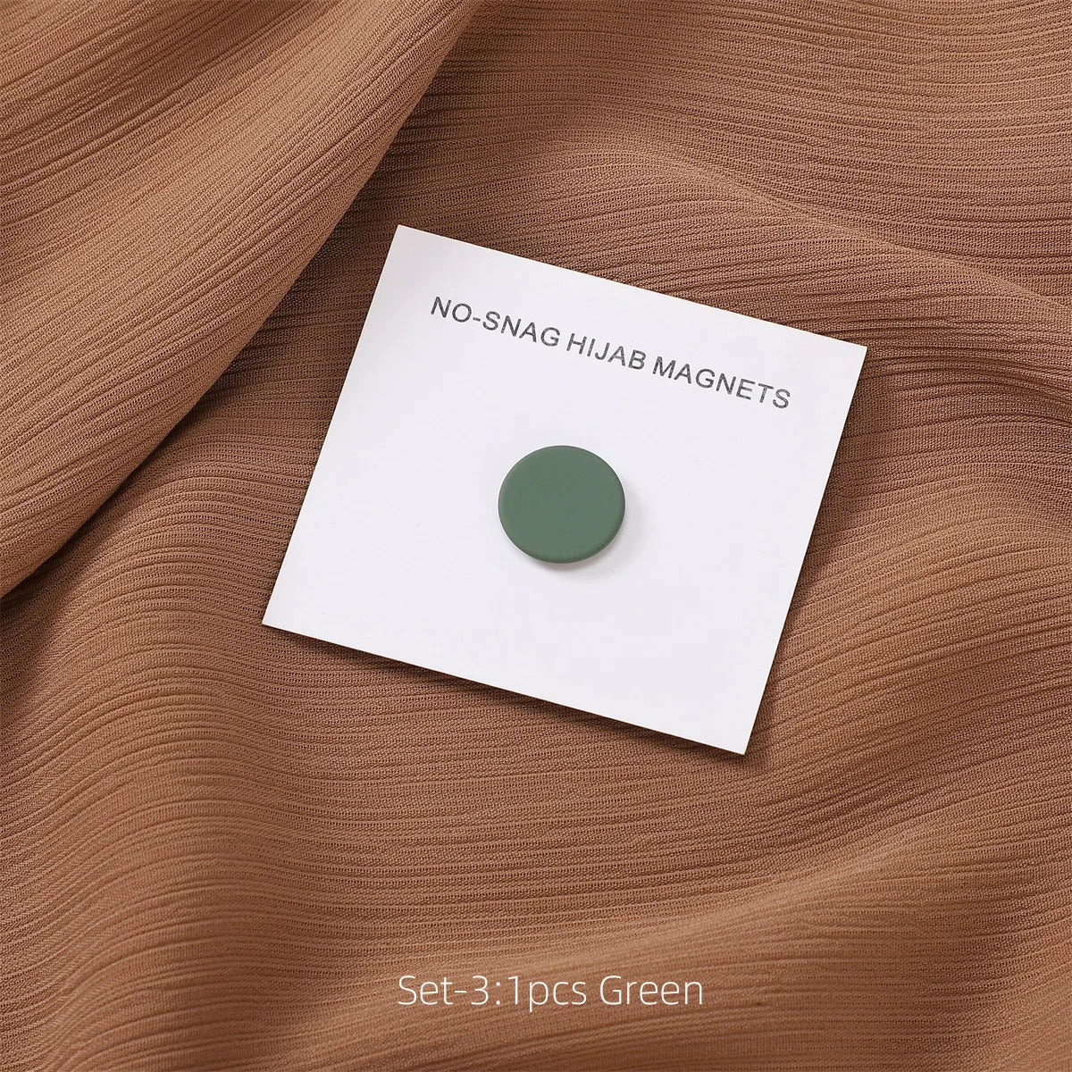 Épingle magnetic hijab pin in Forest Green