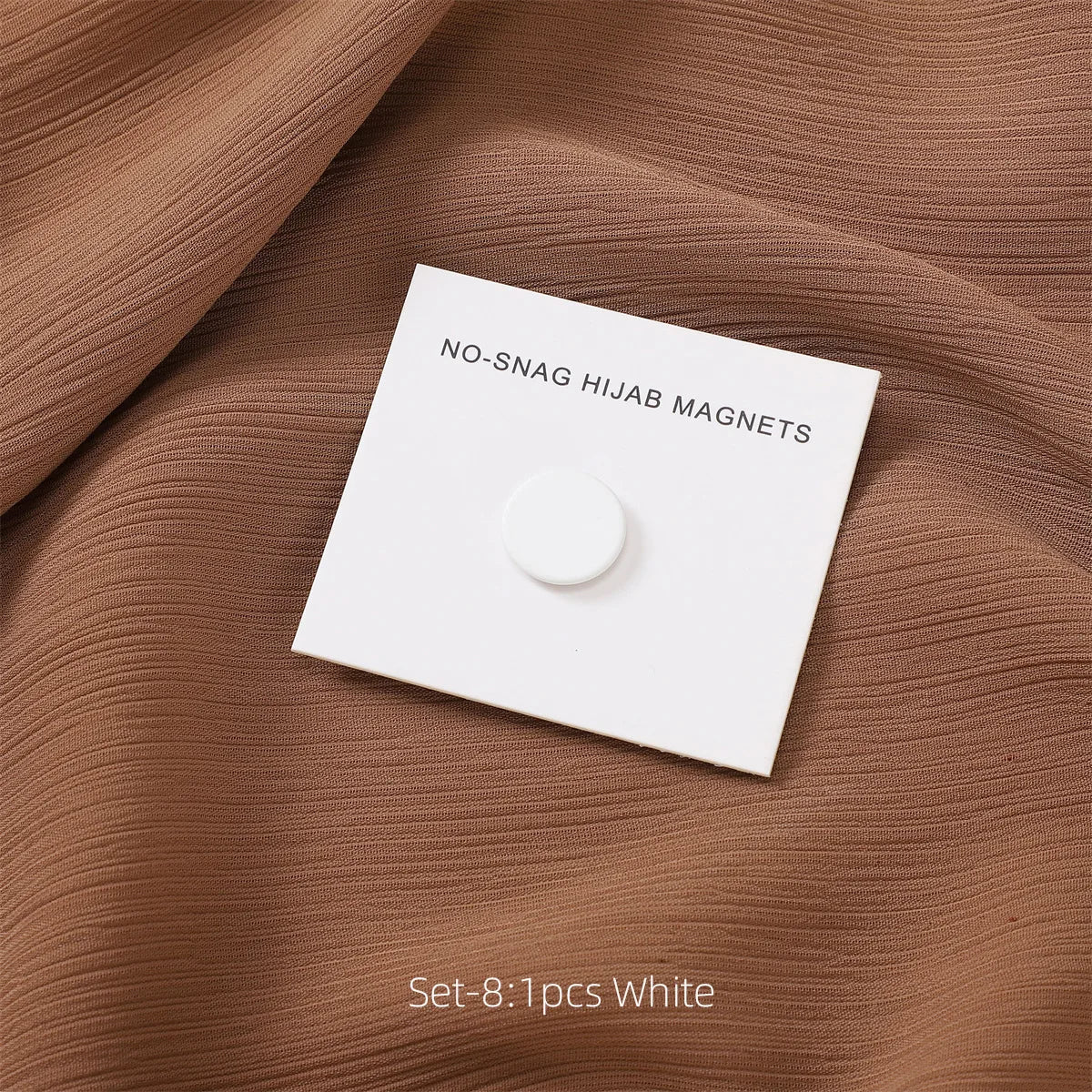 Épingle magnetic hijab pin in White