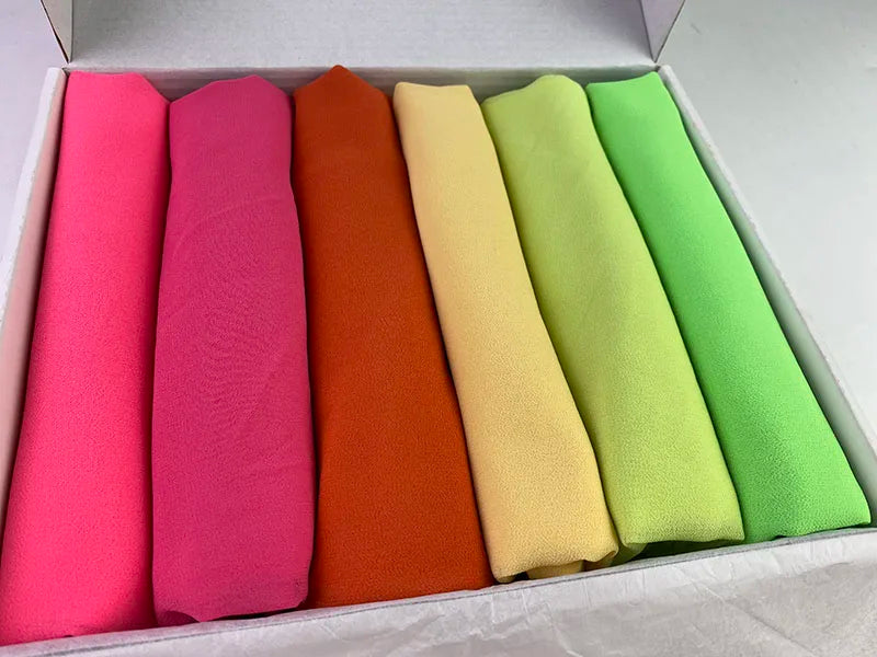 Chiffon Hijab Gift Box (6-Piece)